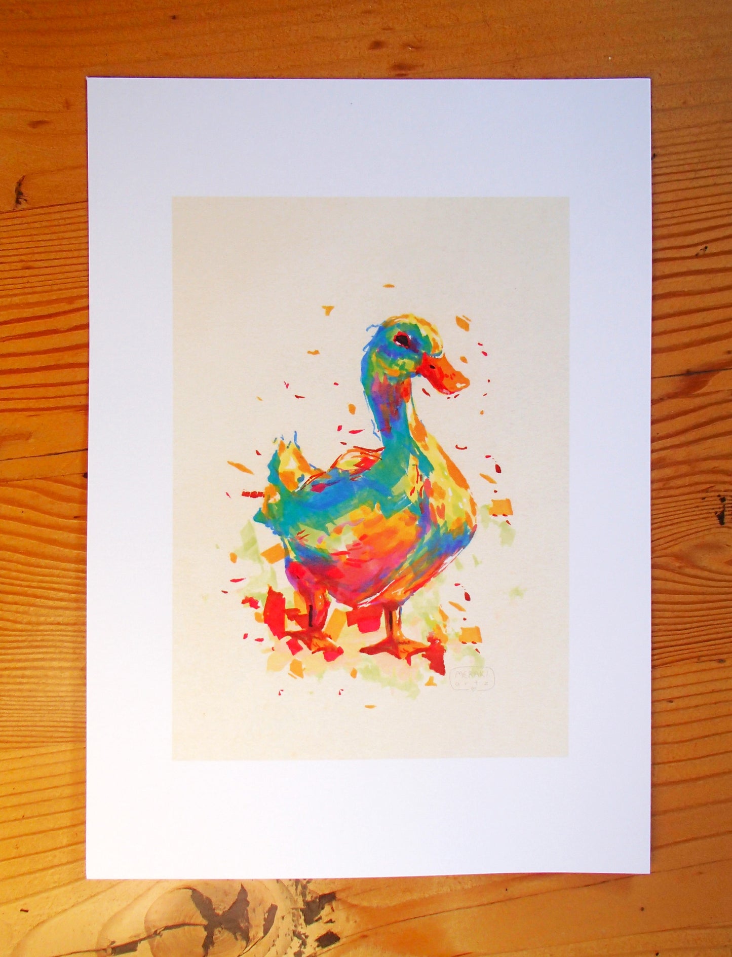 21 x 29.7cm Duck Print
