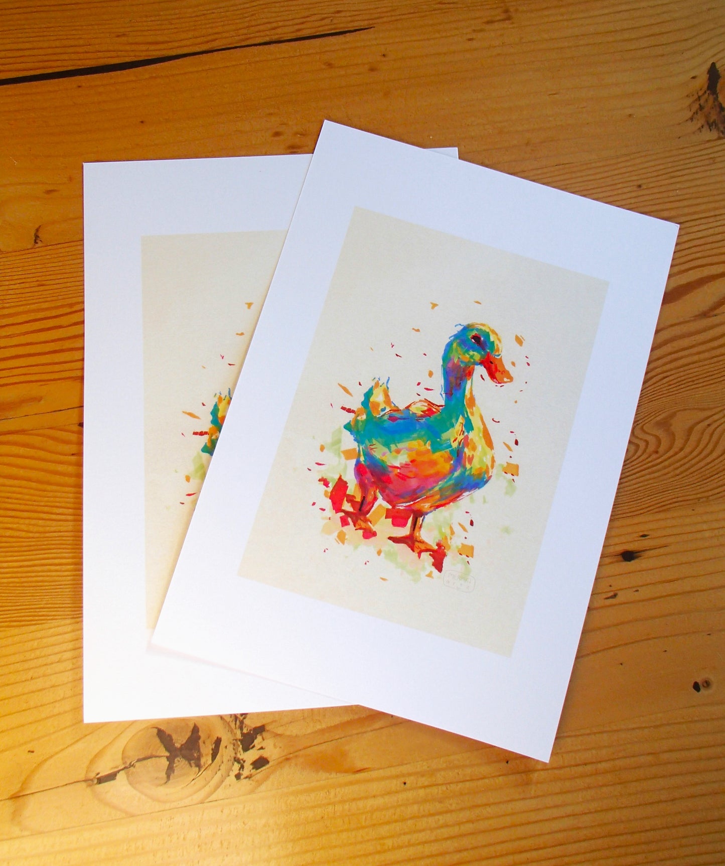 21 x 29.7cm Duck Print