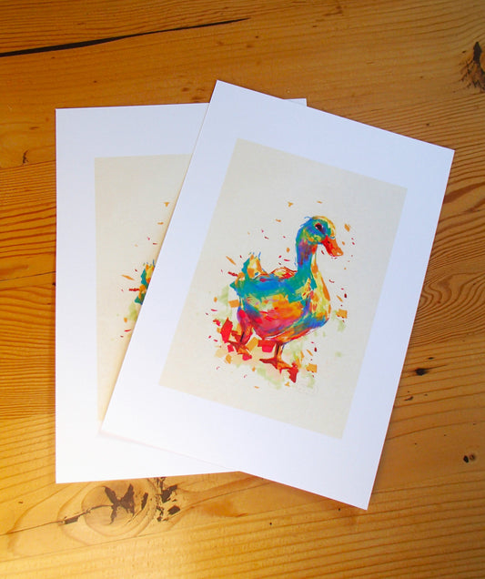21 x 29.7cm Duck Print