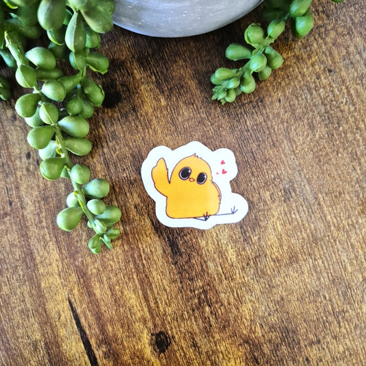 Cute Yellow Bird Stickers