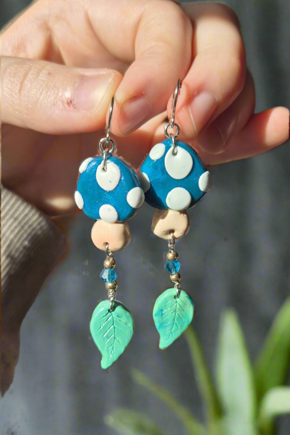 Clay Mushroom Earrings